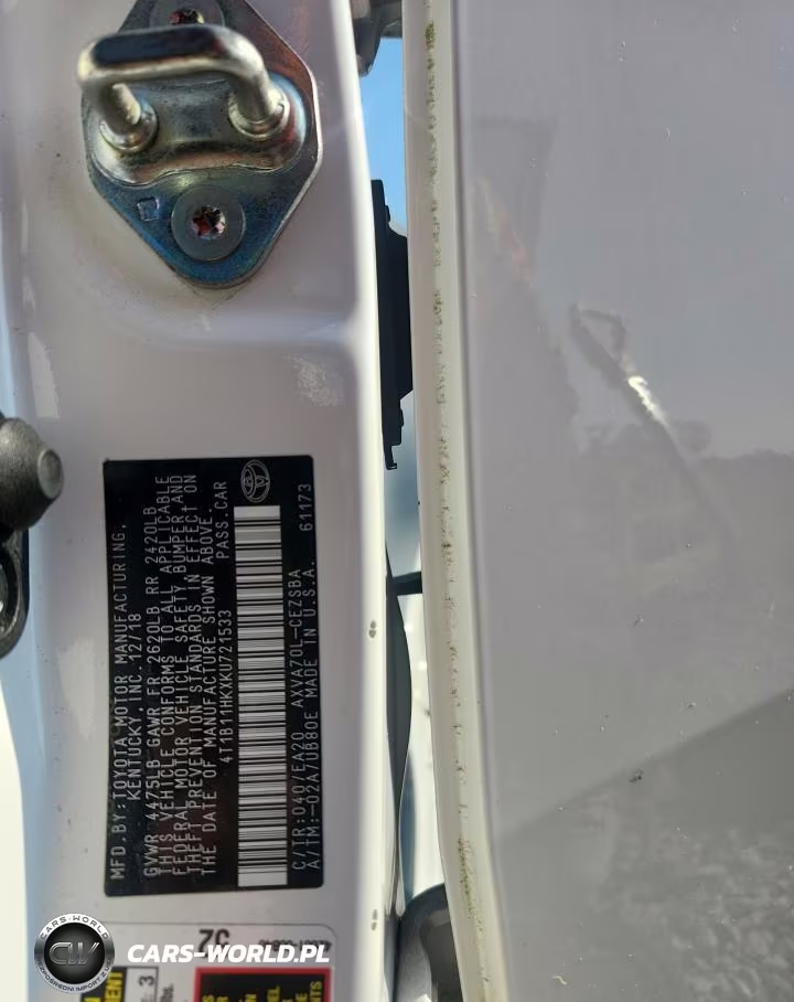 2019 Toyota Camry Se VIN:4T1B11HKXKU721533 - 12