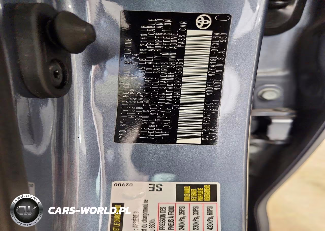 2024 Toyota Corolla Le VIN:5YFB4MDE2RP156361 - 12