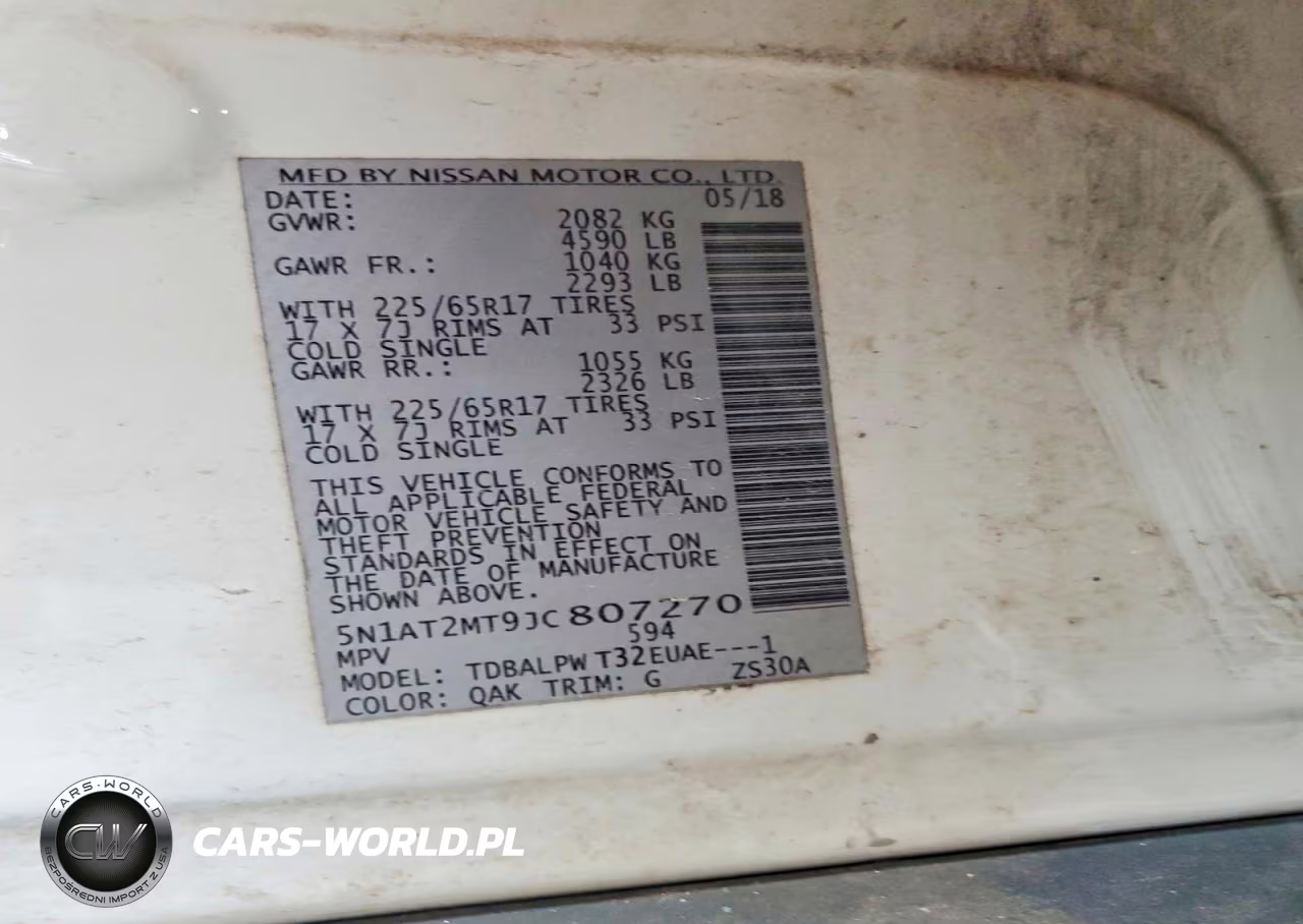 2018 Nissan Rogue S VIN:5N1AT2MT9JC807270 - 13