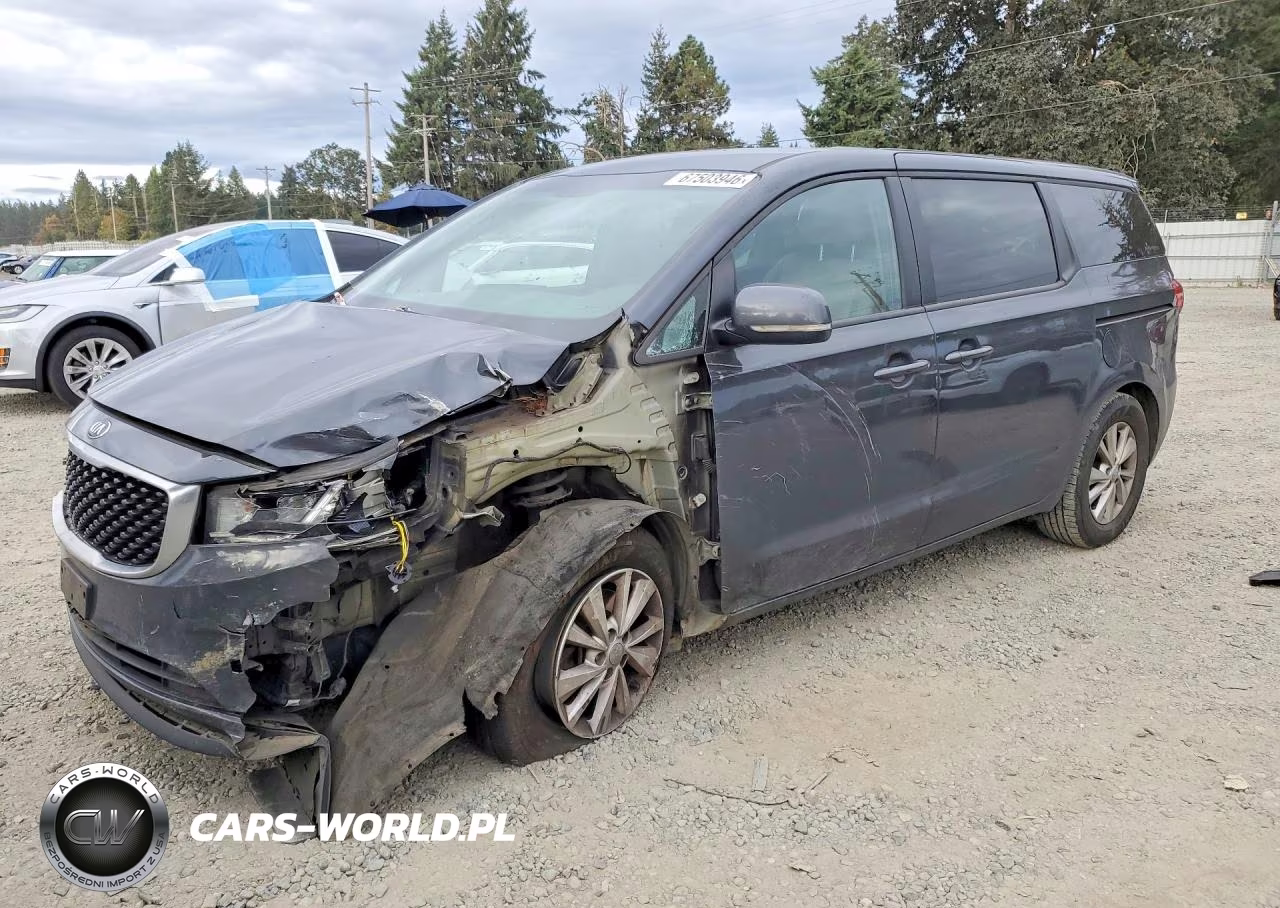 2017 Kia Sedona Lx VIN:KNDMB5C11H6242348 - 1