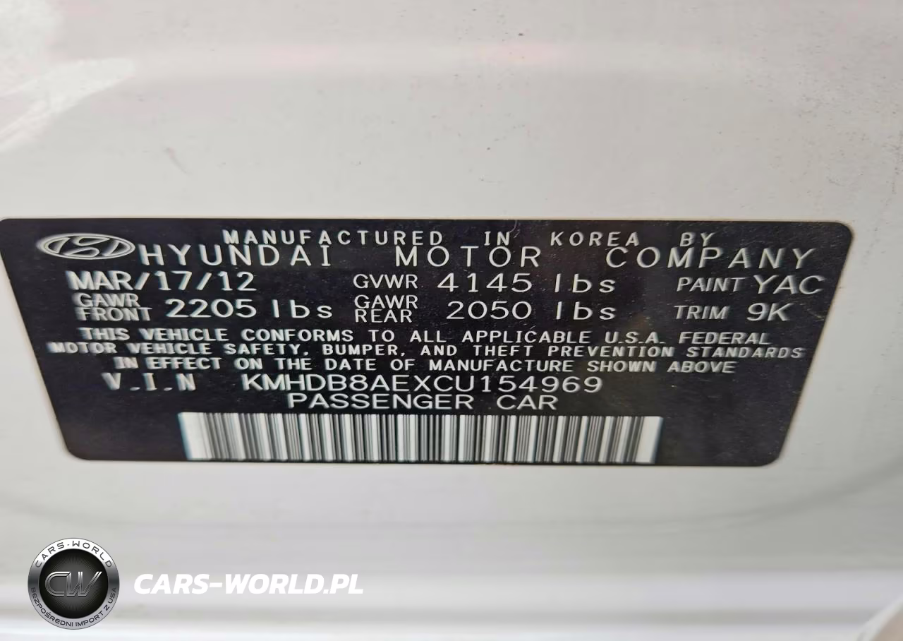 2012 Hyundai Elantra Touring Gls VIN:KMHDB8AEXCU154969 - 12