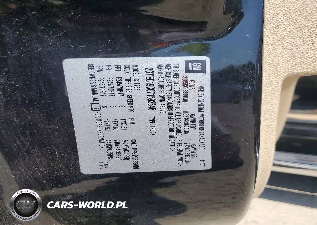 2007 GMC New Sierra C1500 VIN:2GTEC19C071592546 - 12