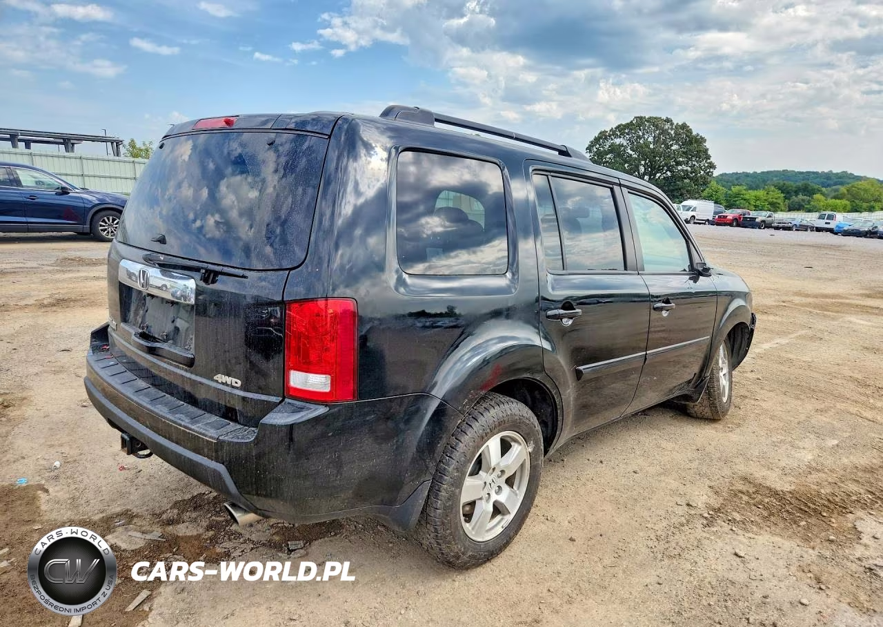 2010 Honda Pilot Exl VIN:5FNYF4H58AB029550 - 3
