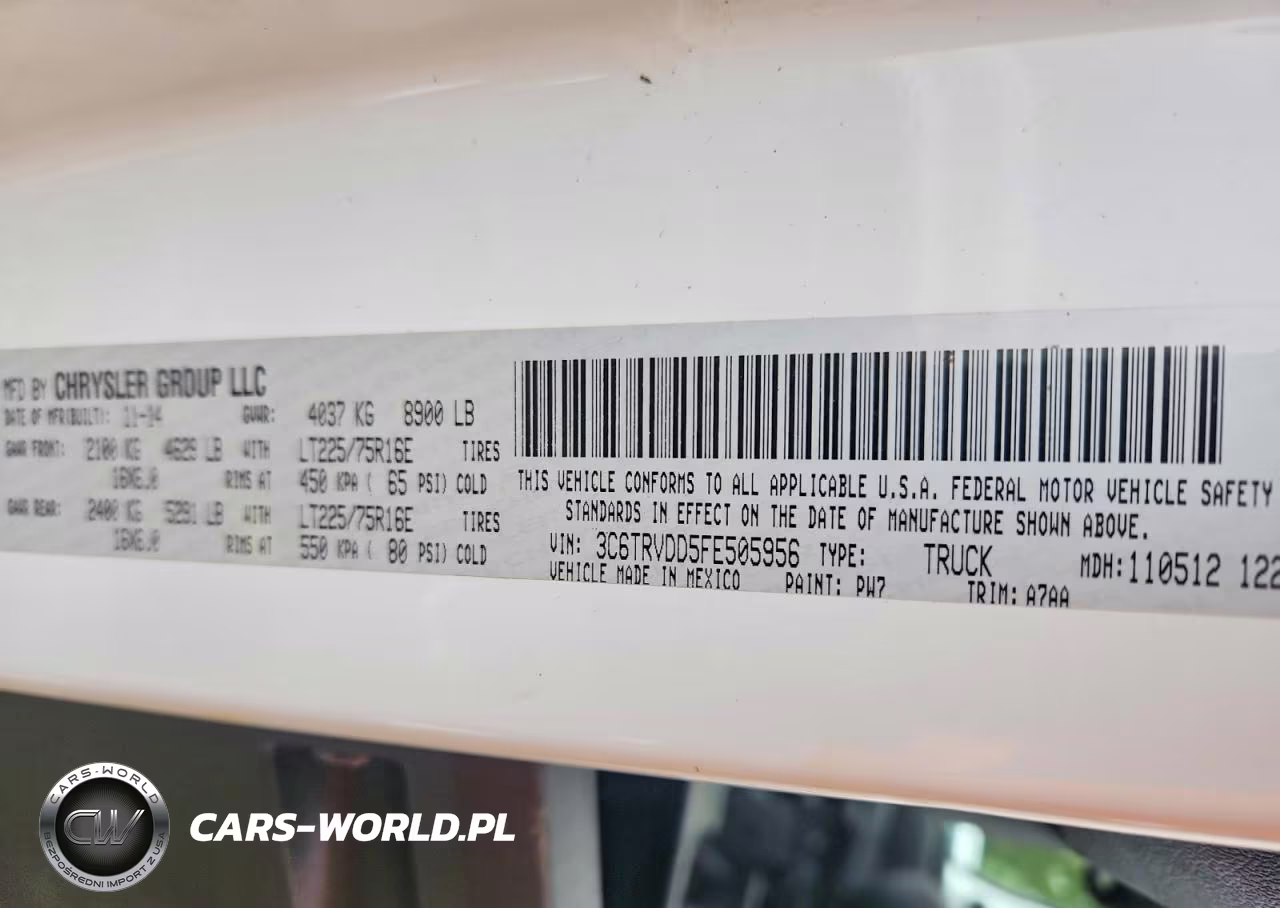 2015 Ram Promaster 2500 2500 High VIN:3C6TRVDD5FE505956 - 13