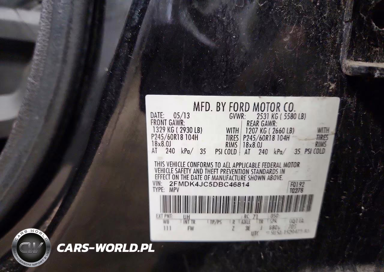 2013 Ford Edge Sel VIN:2FMDK4JC5DBC46814 - 13