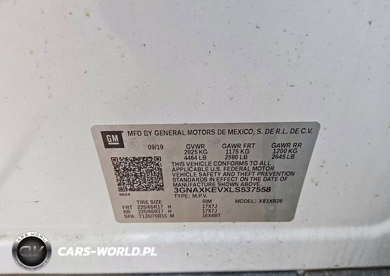 2020 Chevrolet Equinox Lt VIN:3GNAXKEVXLS537558 - 13