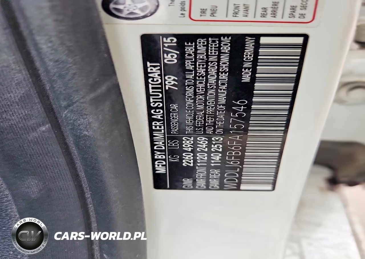 2015 Mercedes-Benz Cls 400 VIN:WDDLJ6FB6FA157546 - 12