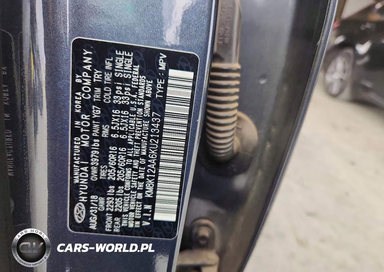 2019 Hyundai Kona Se VIN:KM8K12AA6KU213437 - 12