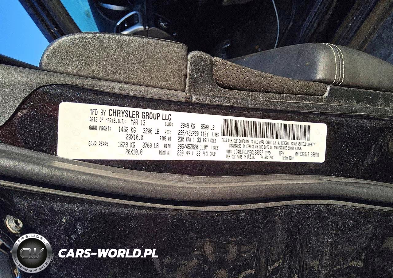 2014 Jeep Grand Cherokee Srt-8 VIN:1C4RJFDJ5EC138357 - 13