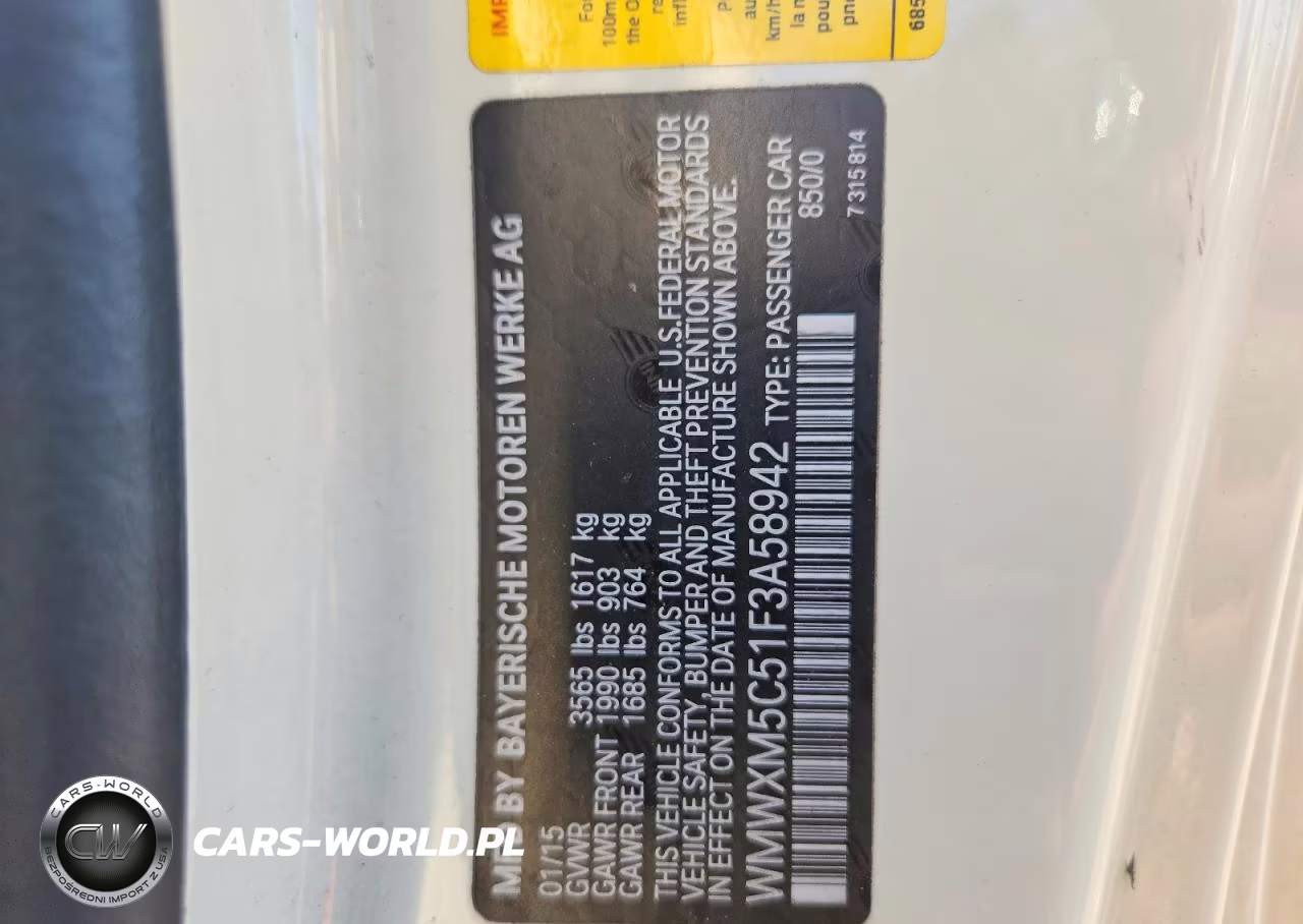 2015 Mini Cooper VIN:WMWXM5C51F3A58942 - 12