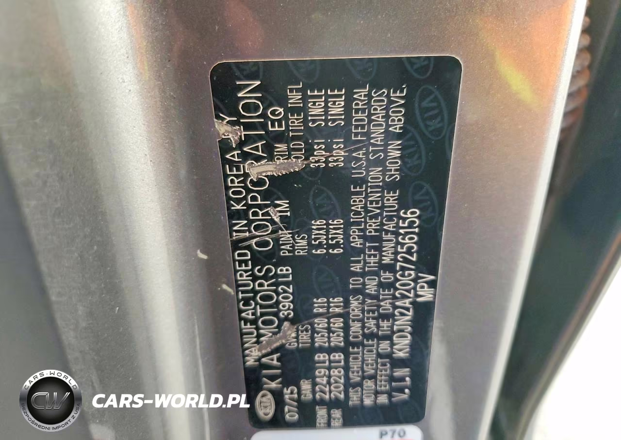 2016 Kia Soul Base VIN:KNDJN2A20G7256156 - 12