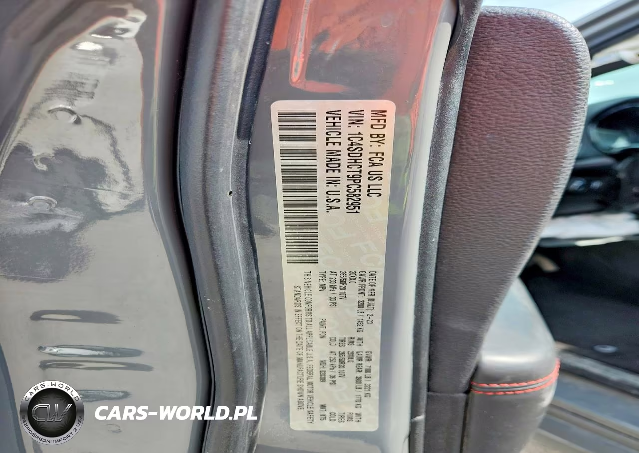 2023 Dodge Durango R-T VIN:1C4SDHCT9PC582951 - 13