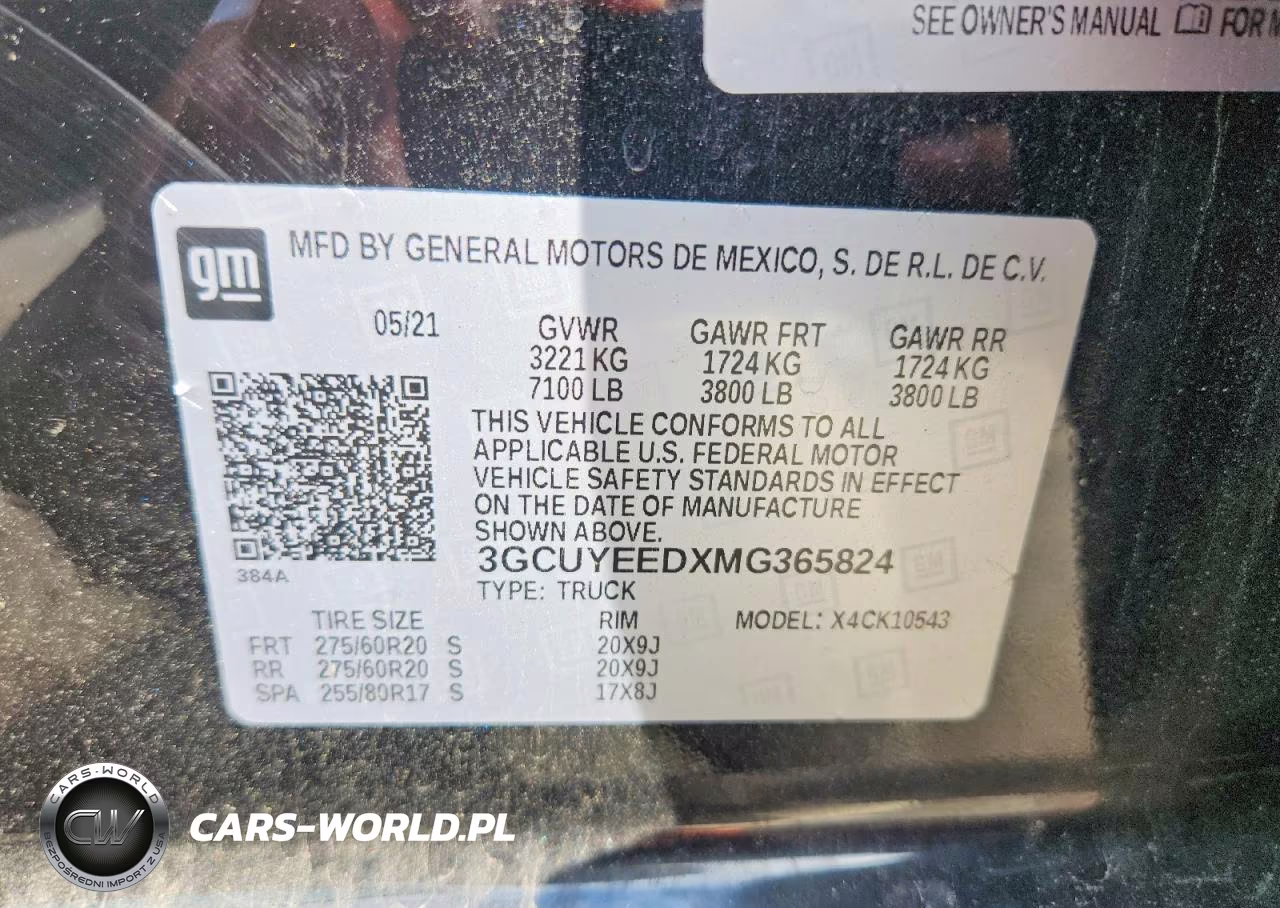 2021 Chevrolet Silverado K1500 Rst VIN:3GCUYEEDXMG365824 - 12