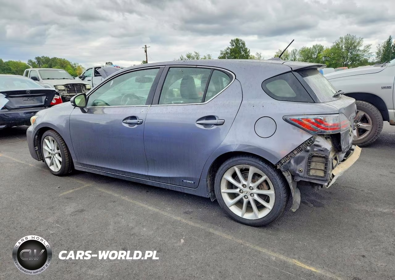 2012 Lexus Ct 200 VIN:JTHKD5BH3C2094928 - 2
