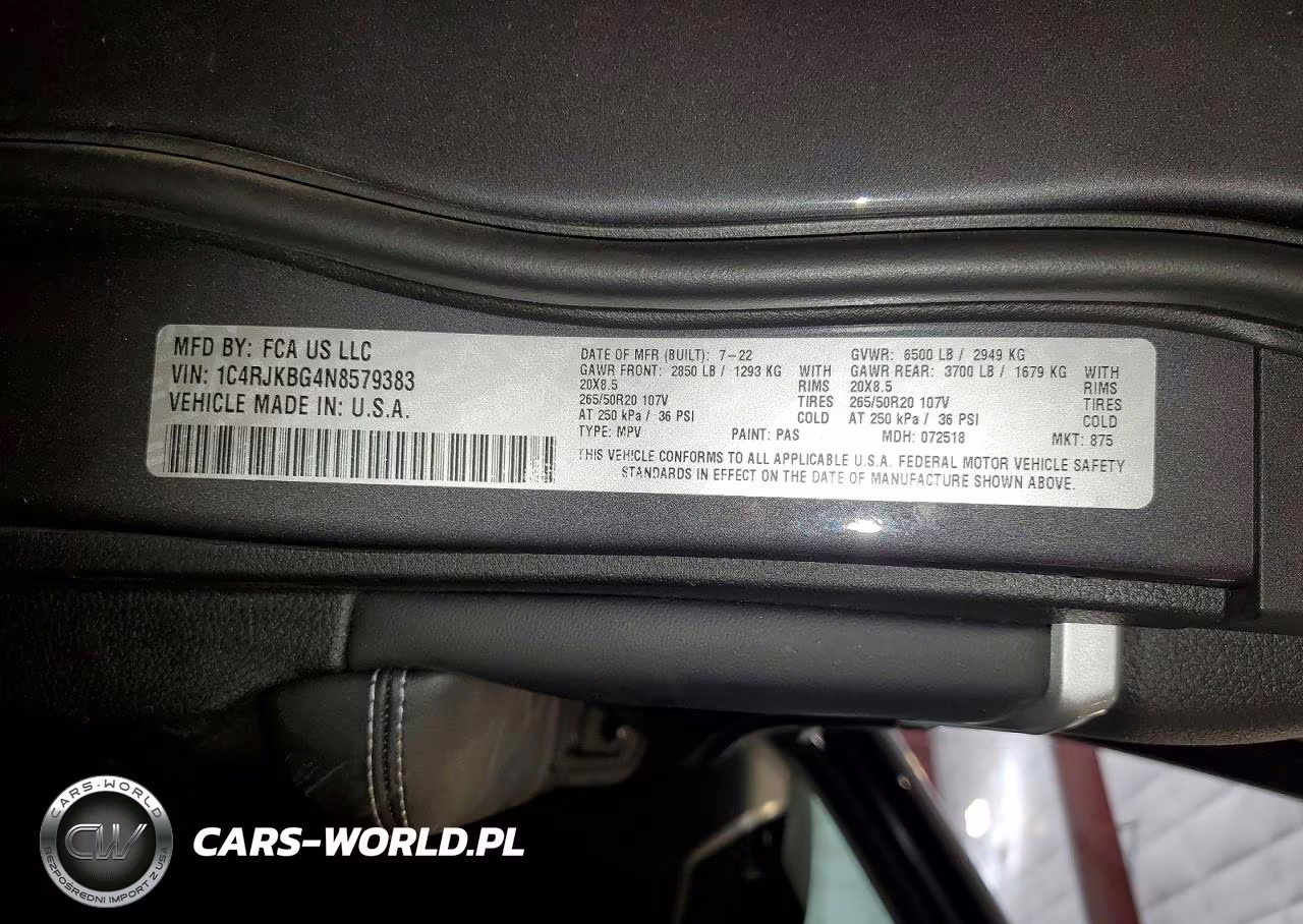 2022 Jeep Grand Cherokee L Limited VIN:1C4RJKBG4N8579383 - 13