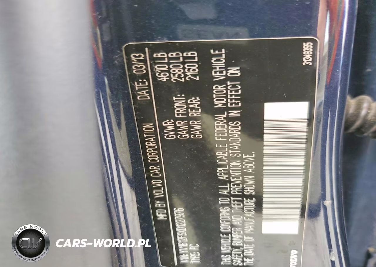 2013 Volvo S60 T5 VIN:YV1612FSXD1227976 - 12