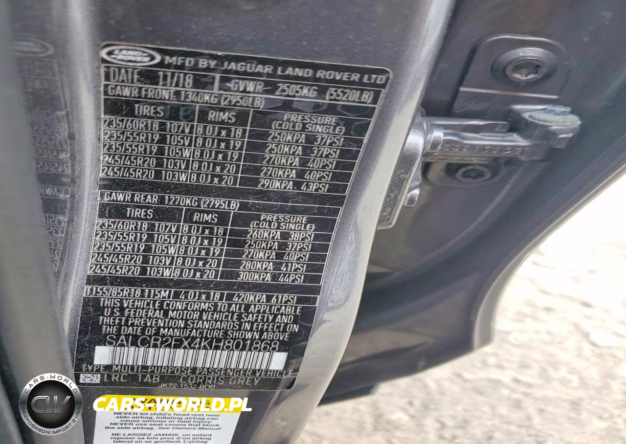 2019 Land Rover Discovery Sport Hse VIN:SALCR2FX4KH801868 - 13