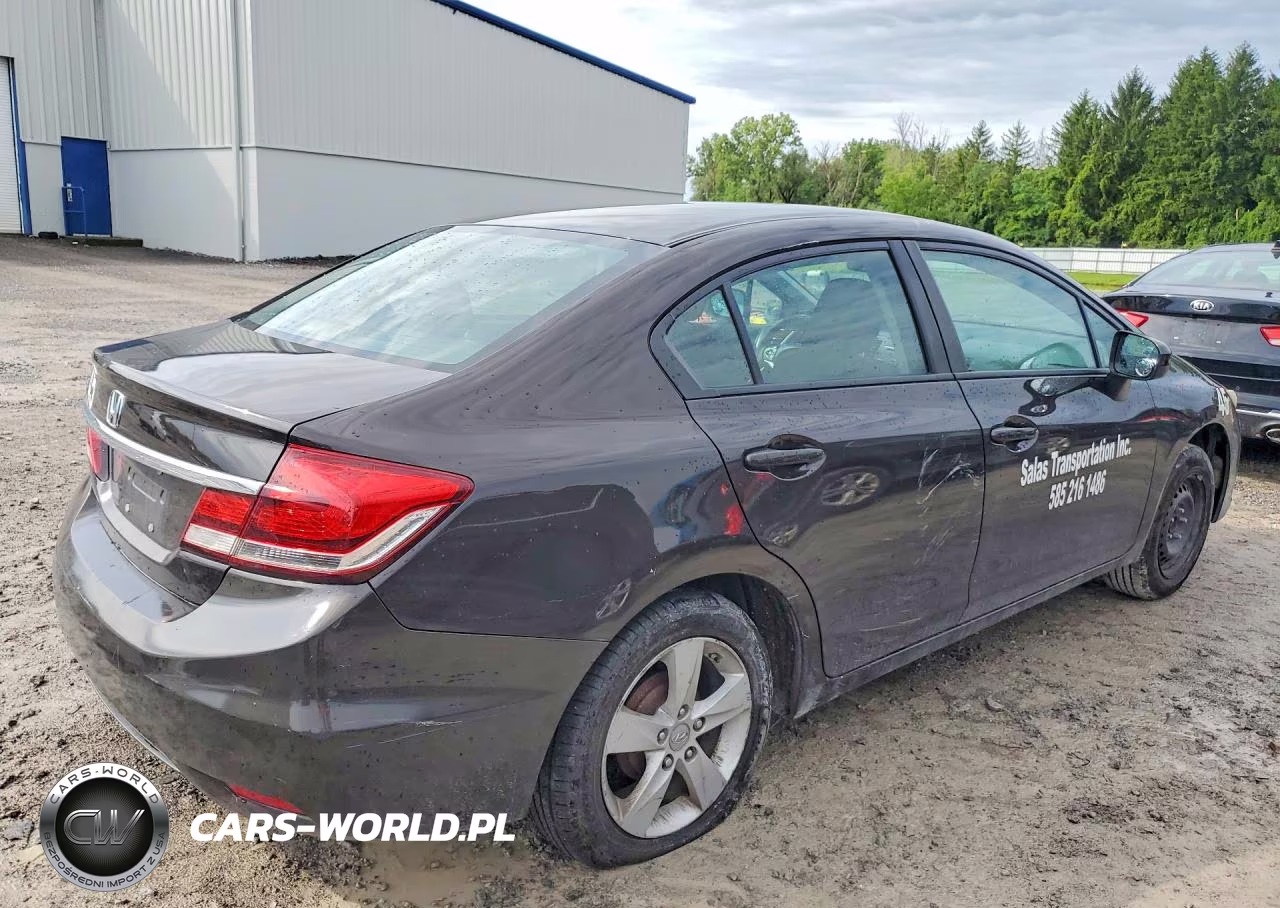 2014 Honda Civic Lx VIN:2HGFB2F57EH510451 - 3