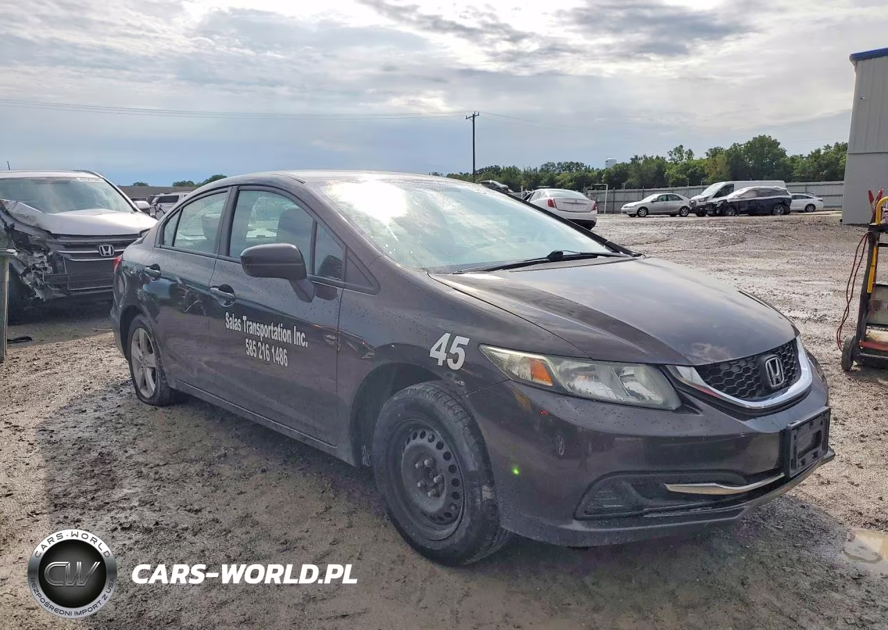 2014 Honda Civic Lx VIN:2HGFB2F57EH510451 - 4
