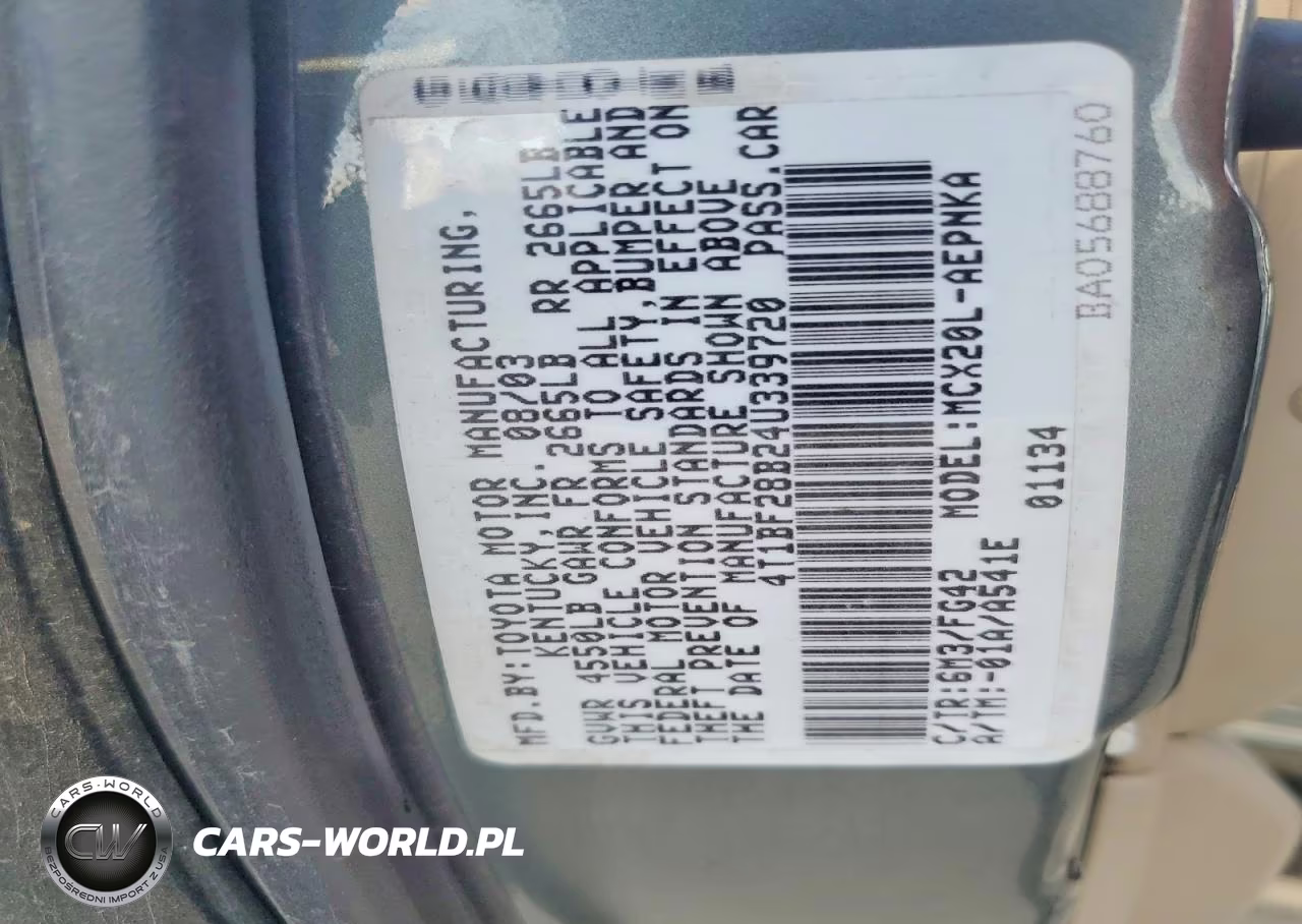 2004 Toyota Avalon Xl VIN:4T1BF28B24U339720 - 12