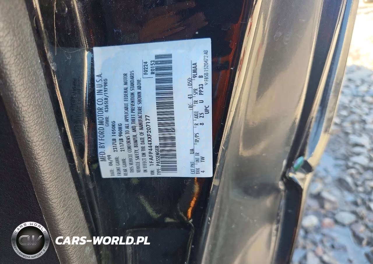 1999 Ford Mustang VIN:1FAFP444XXF207177 - 12