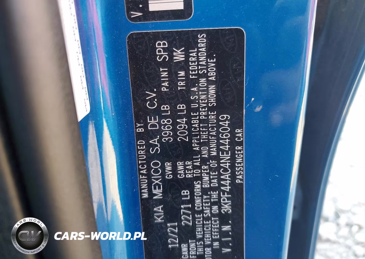 2022 Kia Forte Gt VIN:3KPF44AC4NE446049 - 13