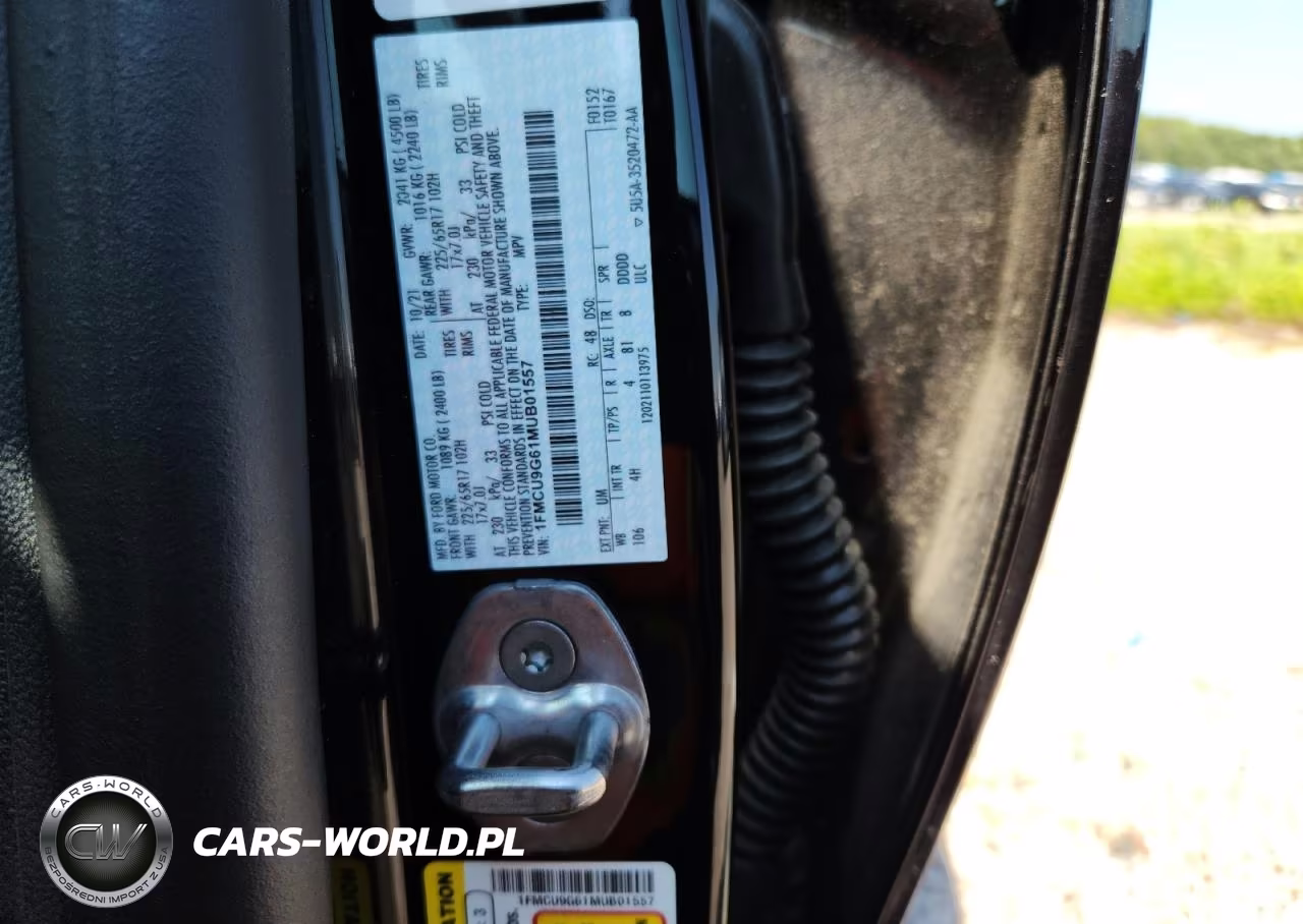 2021 Ford Escape Se VIN:1FMCU9G61MUB01557 - 13