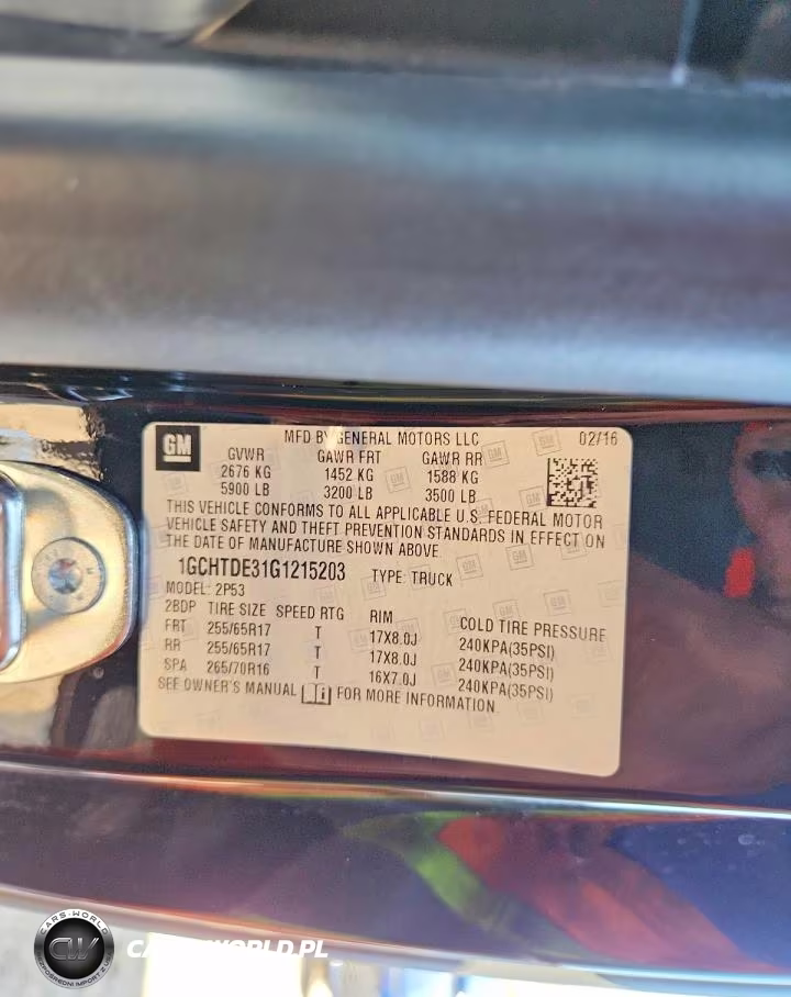 2016 Chevrolet Colorado Z71 VIN:1GCHTDE31G1215203 - 12