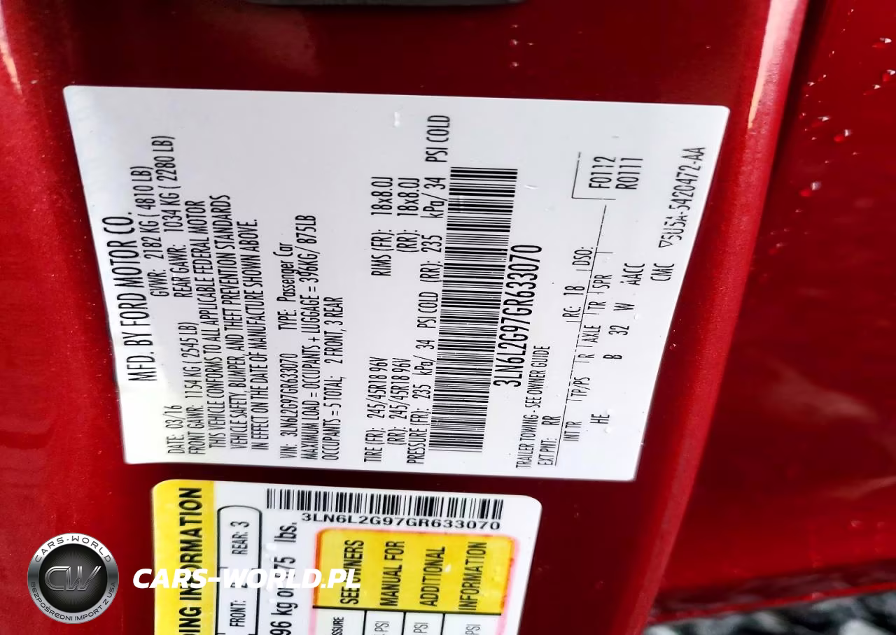 2016 Lincoln Mkz VIN:3LN6L2G97GR633070 - 12