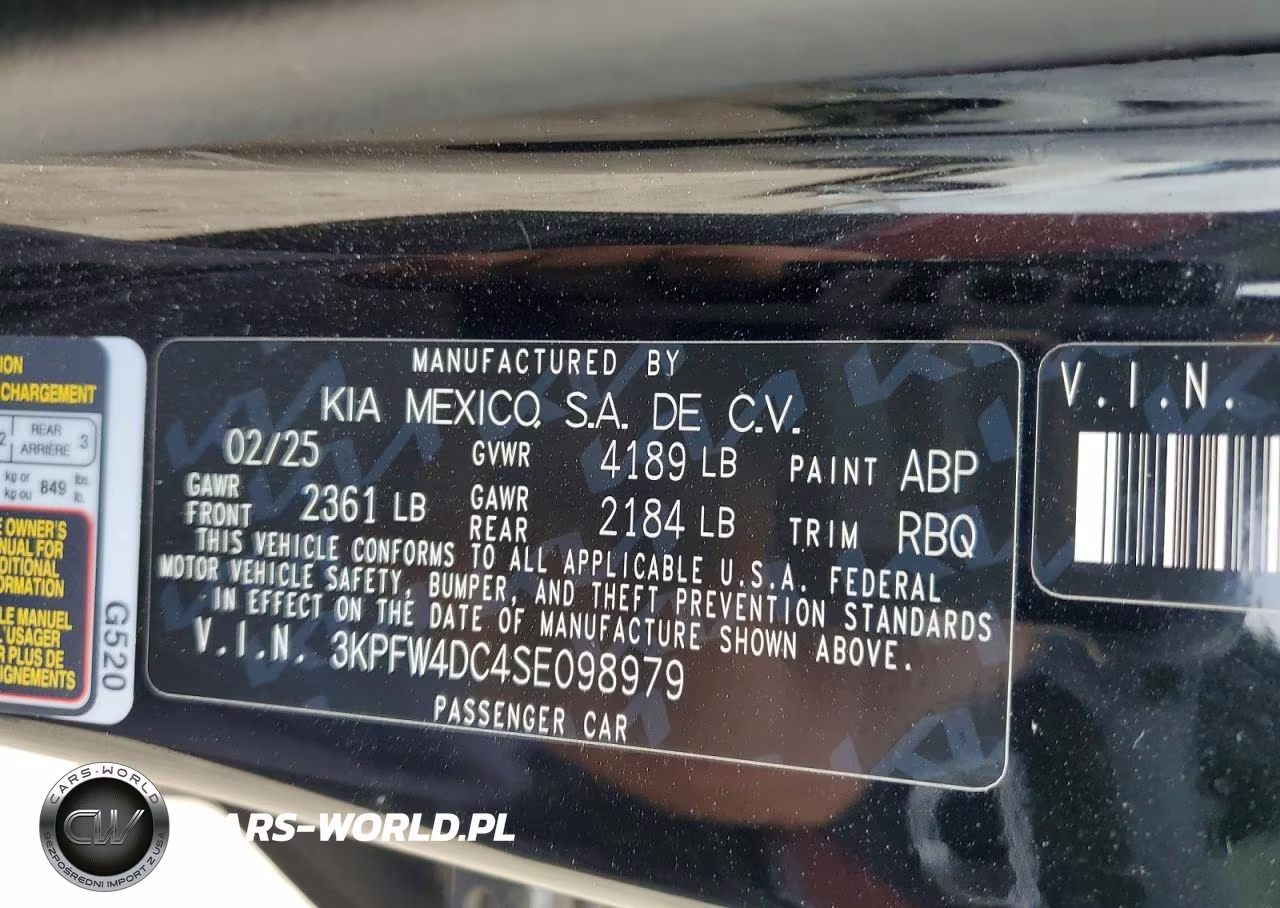 2025 Kia K4 Gt-Line Turbo VIN:3KPFW4DC4SE098979 - 12
