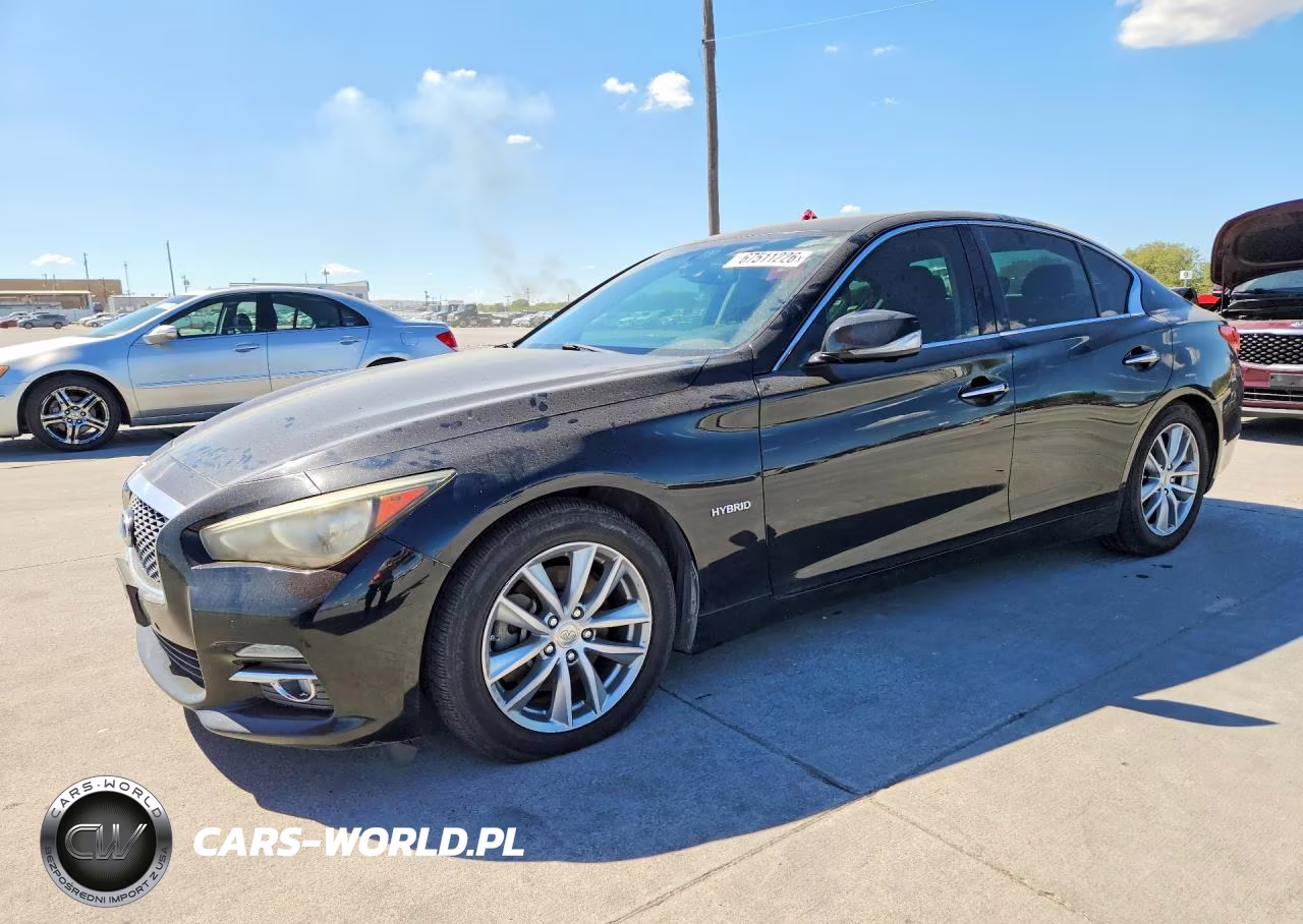 2014 Infi Q50 Hybrid VIN:JN1AV7AP2EM691738 - 1