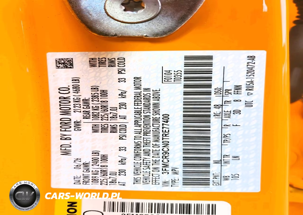 2026 Ford Bronco Sport Outer Banks VIN:3FMCR9CN0TRE77400 - 13