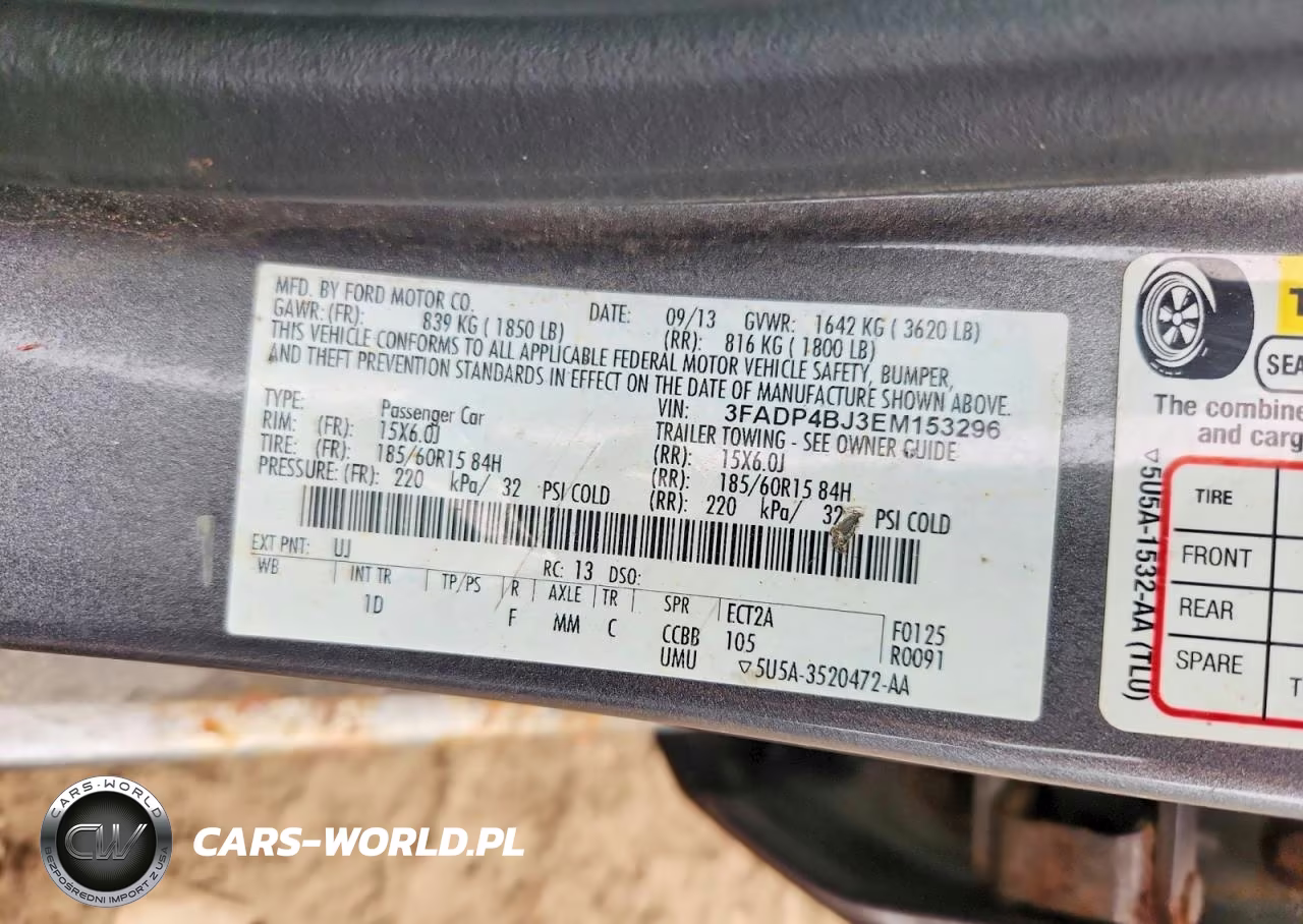 2014 Ford Fiesta Se VIN:3FADP4BJ3EM153296 - 12