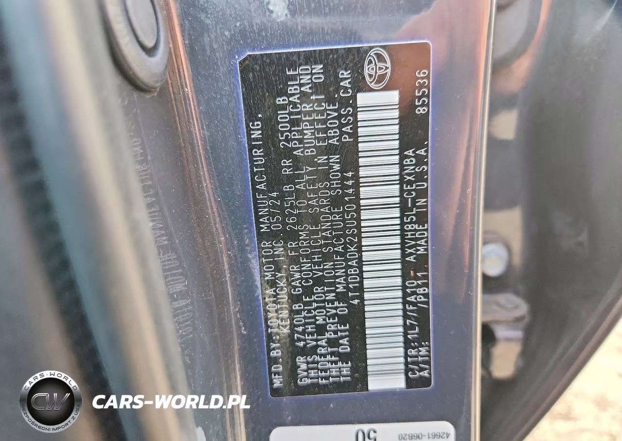 2025 Toyota Camry Le VIN:4T1DBADK2SU501444 - 12