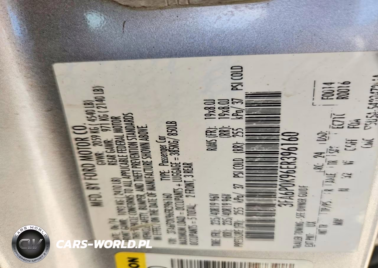 2014 Ford Fusion Titanium VIN:3FA6P0K96ER396160 - 12