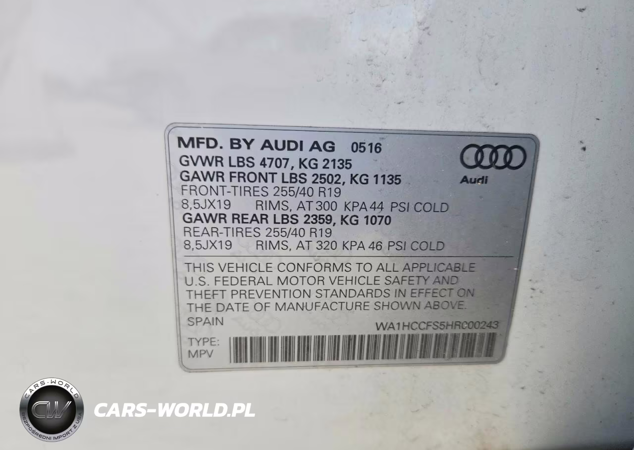 2017 Audi Q3 Premium Plus VIN:WA1HCCFS5HR000243 - 12