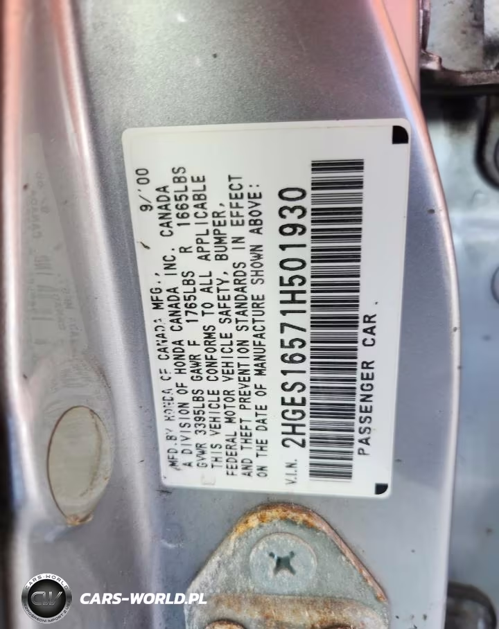 2001 Honda Civic Lx VIN:2HGES16571H501930 - 12