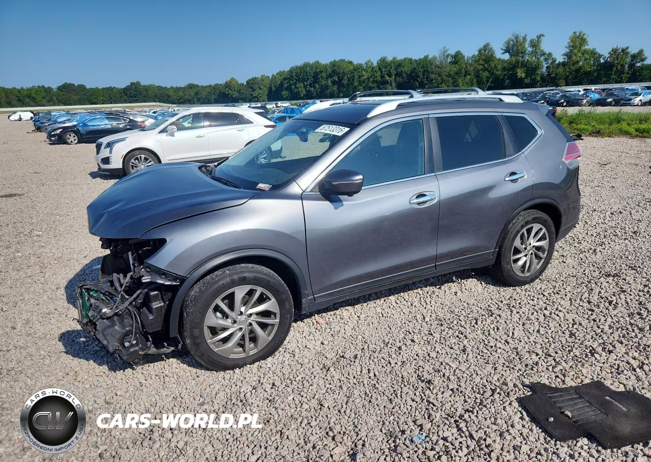 2015 Nissan Rogue Sl VIN:5N1AT2MT3FC766934 - 1