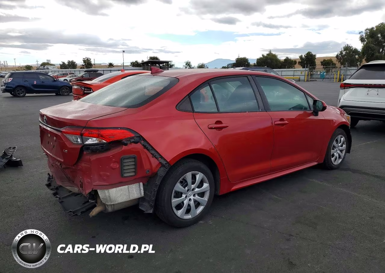 2020 Toyota Corolla Le VIN:5YFEPRAE4LP096001 - 3