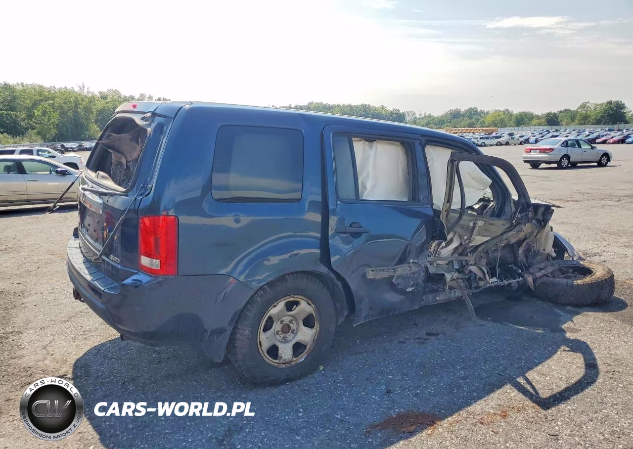 2011 Honda Pilot Lx VIN:5FNYF4H24BB037006 - 3