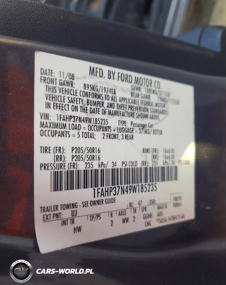 2009 Ford Focus Sel VIN:1FAHP37N49W185235 - 12