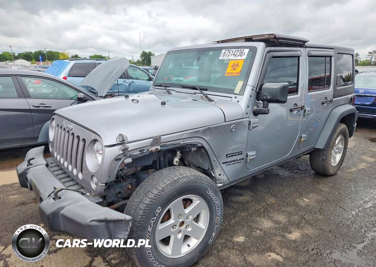 2016 Jeep Wrangler Unlimited Sport VIN:1C4BJWDG2GL133741 - 1