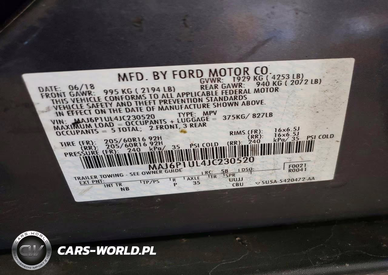 2018 Ford Ecosport Se VIN:MAJ6P1UL4JC230520 - 14