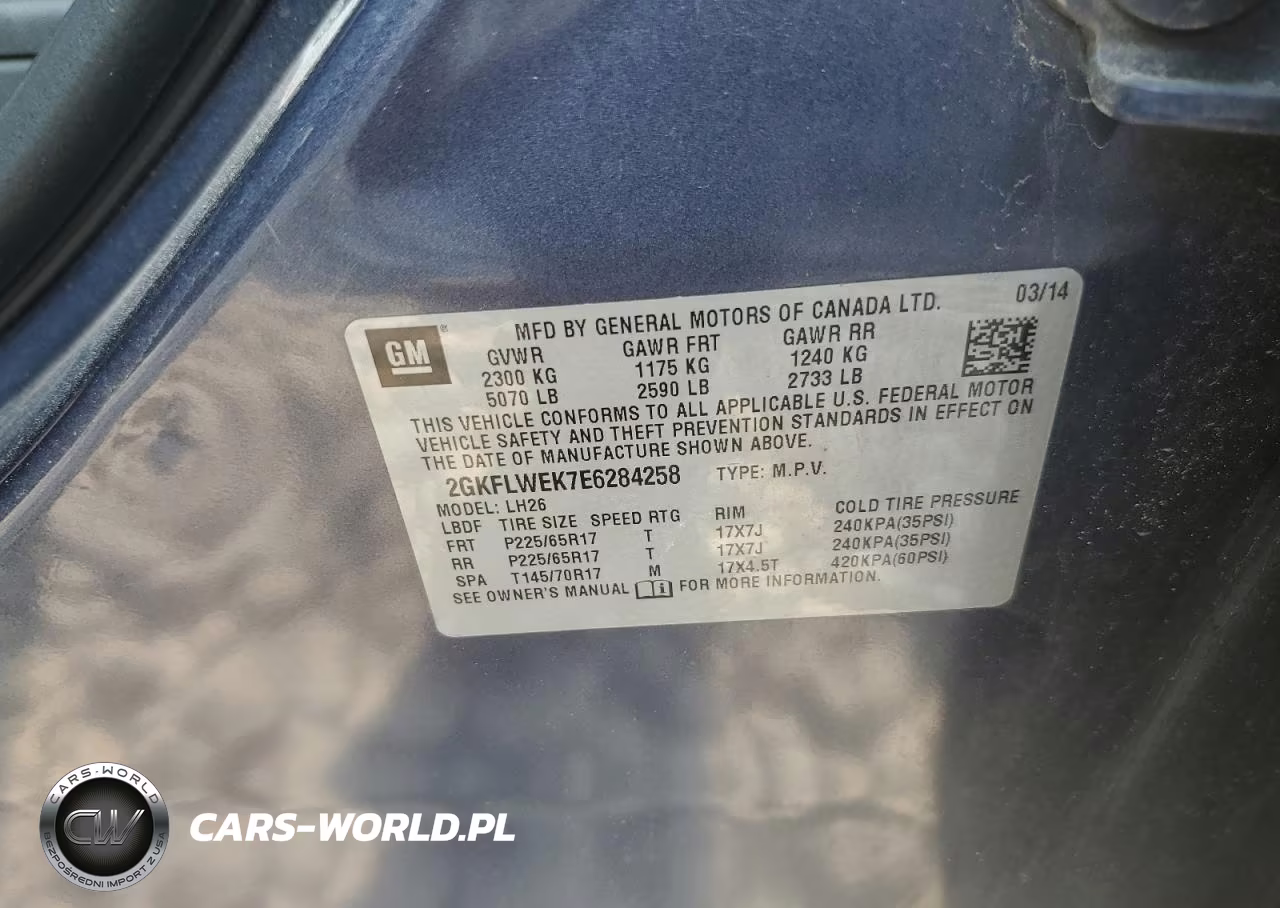 2014 GMC Terrain Sle VIN:2GKFLWEK7E6284258 - 13