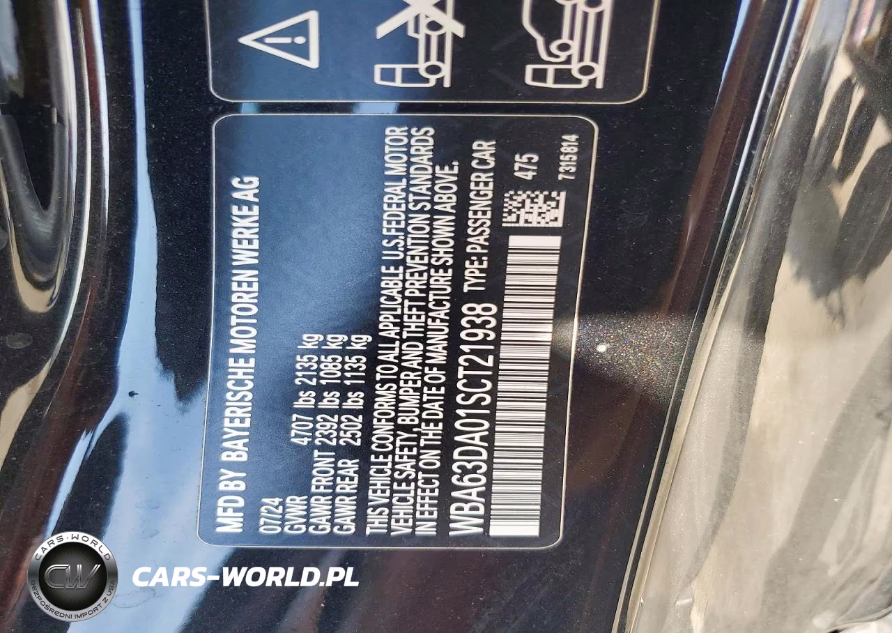 2025 BMW 430Xi VIN:WBA63DA01SCT21938 - 12
