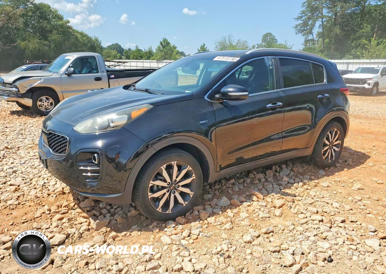 2017 Kia Sportage Ex VIN:KNDPNCAC4H7138184 - 1