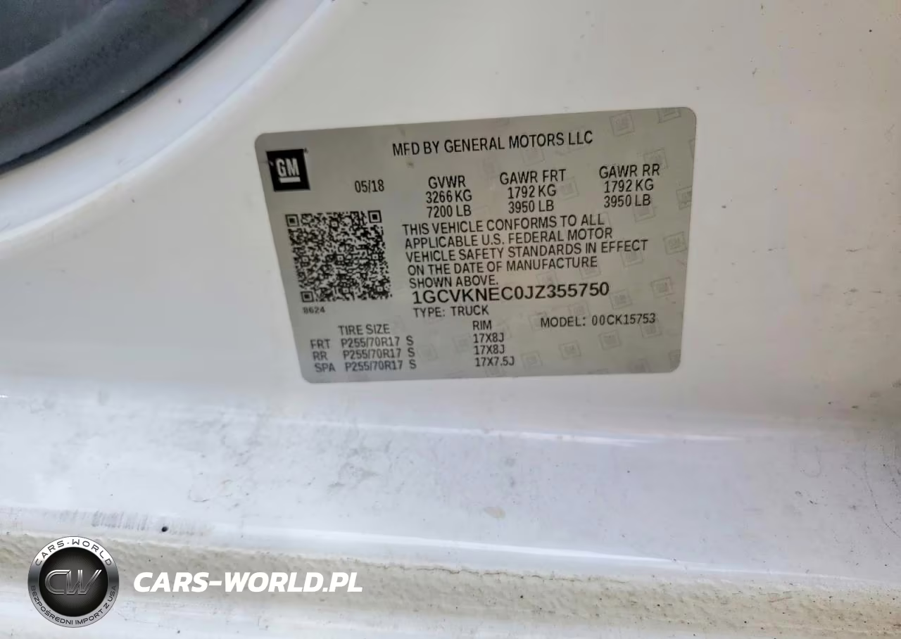 2018 Chevrolet Silverado K1500 VIN:1GCVKNEC0JZ355750 - 13