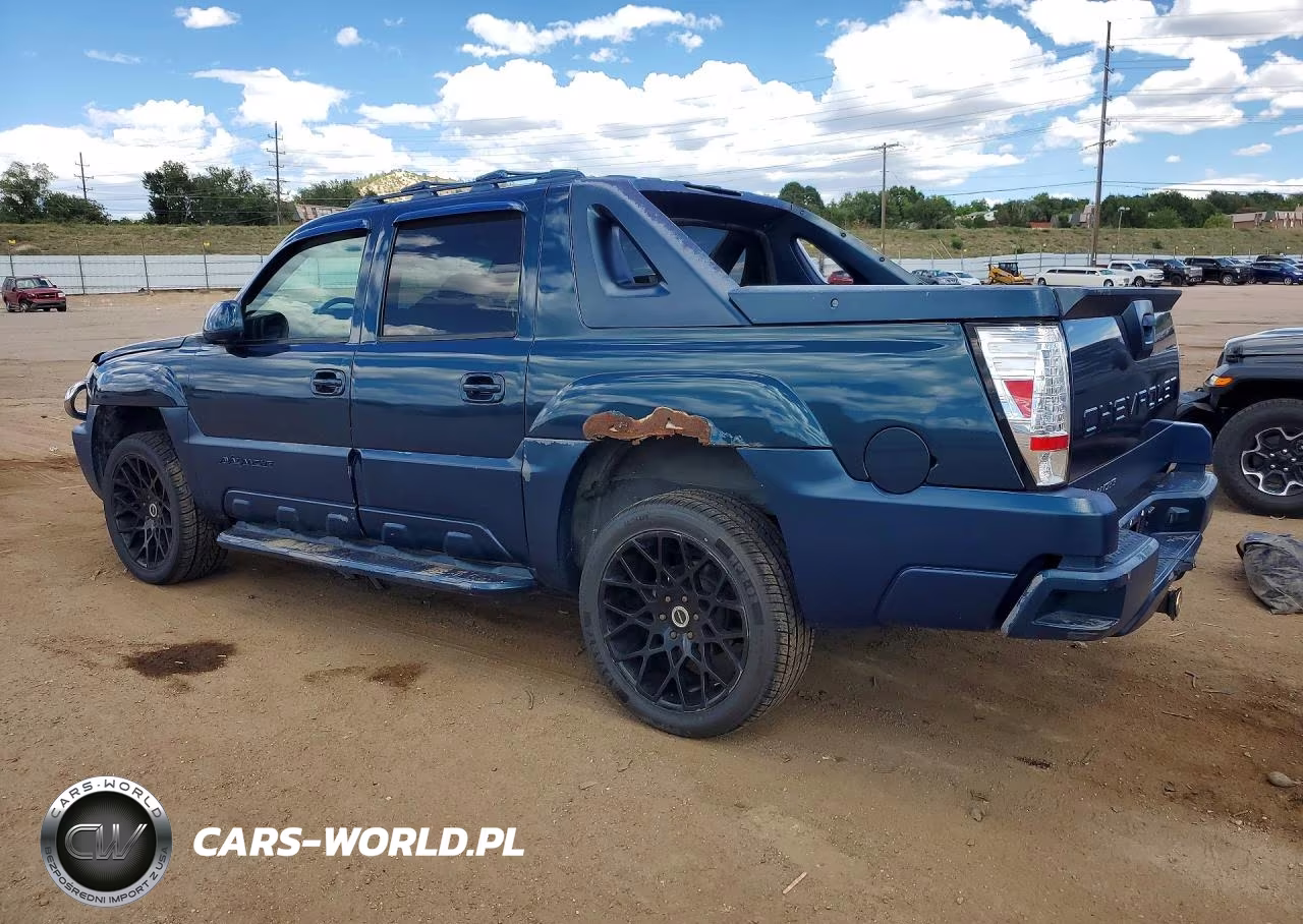 2002 Chevrolet Avalanche K1500 VIN:3GNEK13T92G137293 - 2