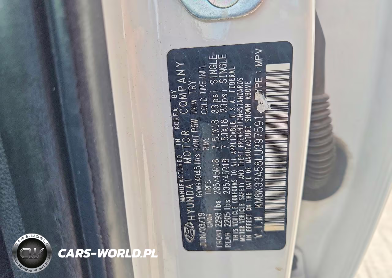 2020 Hyundai Kona Limited VIN:KM8K33A58LU397591 - 13