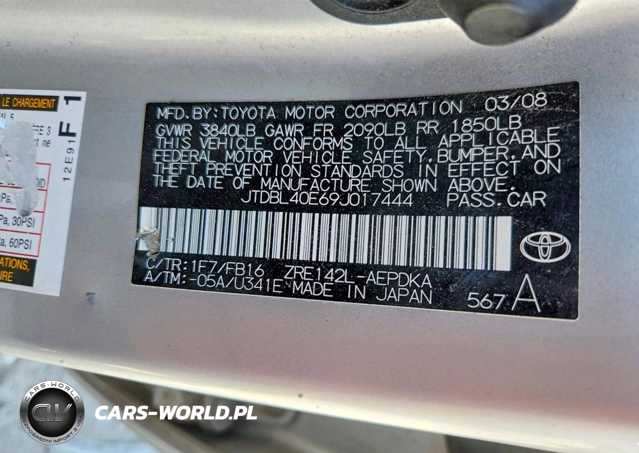 2009 Toyota Corolla Le VIN:JTDBL40E69J017444 - 12